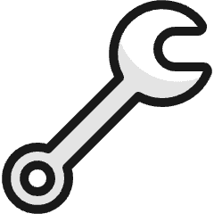 Tools Wrench 2 Icon from Ultimate Colors Set