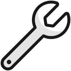 Tools Wrench Icon from Ultimate Colors Set