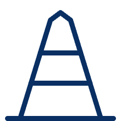 Traffic Cone Icon from Cyber Line Set