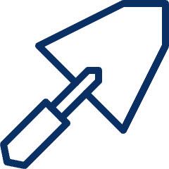 Trowel Icon from Cyber Line Set