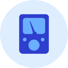 Voltmeter Icon from Kameleon Duo Set