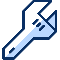 Wrench 2 Icon from Cyber Duotone Set