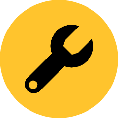 Wrench Icon from Kameleon Pop Set