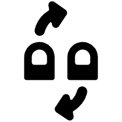 Gesture Flip Left Icon from Ultimate Bold Set