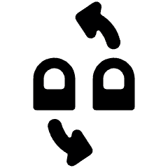Gesture Flip Right Icon from Ultimate Bold Set