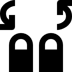 Gesture Rotate Counter Clockwise Finger Icon from Nova Solid Set