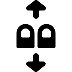 Gesture Scroll Icon from Ultimate Bold Set