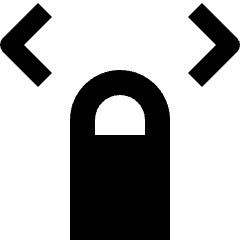 Gesture Swipe Horizontal Finger Icon from Nova Solid Set