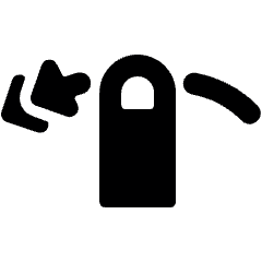 Gesture Swipe Horizontal Left 1 Icon from Ultimate Bold Set
