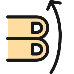 Gesture Swipe Vertical Up Two Fingers Icon from Ultimate Colors Set