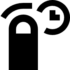 Gesture Tap Hold Finger Icon from Nova Solid Set