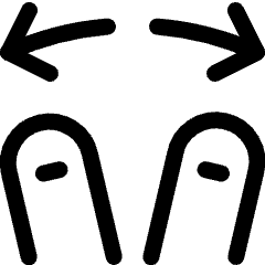 Gesture Zoom Out Icon from Ultimate Regular Set