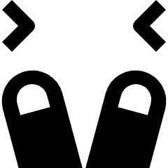 Gesture Zoom Out Finger Icon from Nova Solid Set