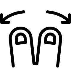 Gesture Zoom Out Icon from Ultimate Light Set