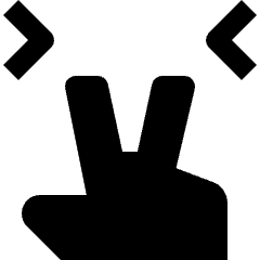 Gesture Zoom Out Hand Icon from Nova Solid Set