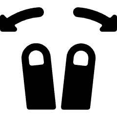Gesture Zoom Out Icon from Ultimate Bold Set