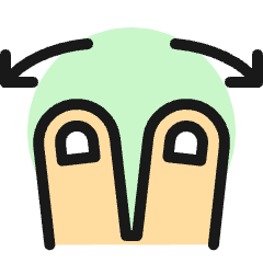 Gesture Zoom Out Icon from Ultimate Colors Set