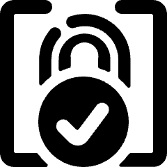 Touch Id Approved 1 Icon from Ultimate Bold Set