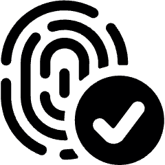 Touch Id Approved Icon from Ultimate Bold Set