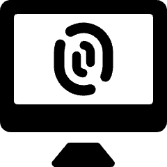 Touch ID Desktop Icon from Ultimate Bold Set
