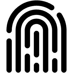 Touch Id Icon from Ultimate Bold Set