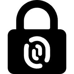 Touch Id Lock 1 Icon from Ultimate Bold Set