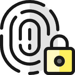 Touch Id Lock Icon from Ultimate Colors Set