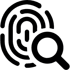 Touch Id Search Icon from Ultimate Bold Set
