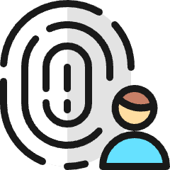 Touch Id User Icon from Ultimate Colors Set