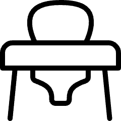 Baby Family Food Feeding Table Icon from Ultimate Light Set