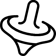 Baby Family Spinning Top Icon from Ultimate Light Set