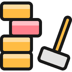 Toys Building Icon from Ultimate Colors Set