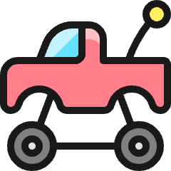 Toys Car Push Icon from Ultimate Colors Set
