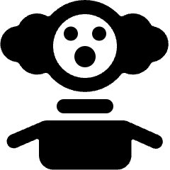 Toys Clown Icon from Ultimate Bold Set