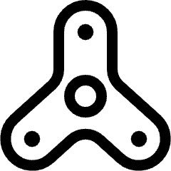 Toys Fidget Spinner Icon from Ultimate Regular Set