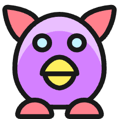 Toys Furby Icon from Ultimate Colors Set