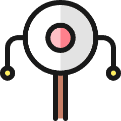 Toys Ping Pong Icon from Ultimate Colors Set