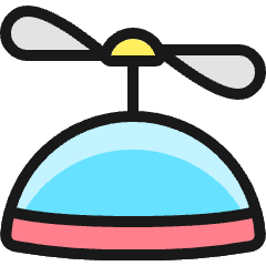 Toys Propeller Hat Icon from Ultimate Colors Set