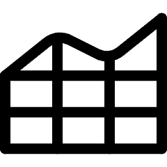 Area Chart Icon from Ultimate Regular Set