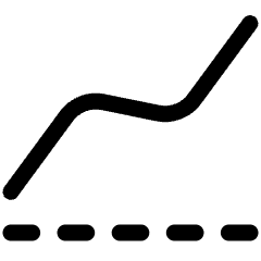 Baseline Chart Icon from Ultimate Regular Set