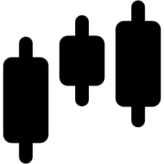 Candles Chart Icon from Ultimate Bold Set