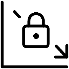Circuit Lock Graph Icon from Ultimate Light Set