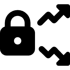 Circuit Lock Icon from Ultimate Bold Set