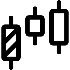 Hollow Candles Chart Icon from Ultimate Regular Set