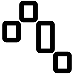 Line Break Chart Icon from Ultimate Regular Set