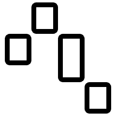 Line Break Chart Icon from Ultimate Light Set
