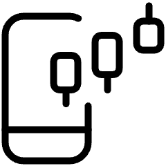 Trading Apps Icon from Ultimate Light Set