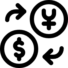 Trading Currency Exchange Icon from Ultimate Regular Set