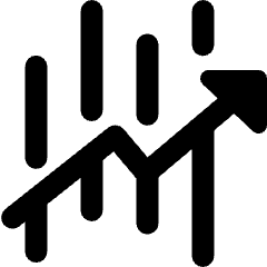 Trading Graph Icon from Ultimate Bold Set