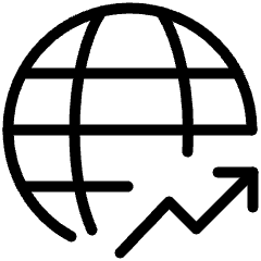 Trading Website Network Icon from Ultimate Light Set
